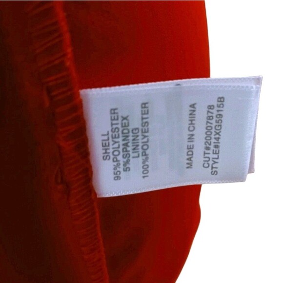 Premier Amour Y2K Sheath Bodycon Cutout Red Party Dress Women's Size 6 Christmas - Picture 7 of 7